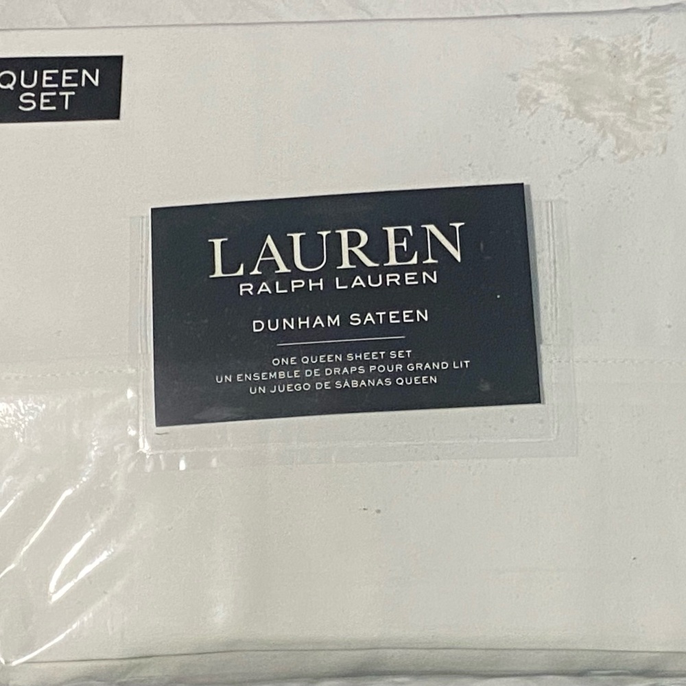 Ralph Lauren 100% Cotton Queen size sheets
